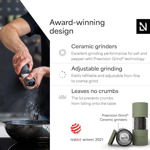 LARS NYSØM Salt and Pepper Grinder Set, Manual