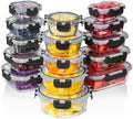 Razab 30 PC Glass Food Storage Containers with Lids