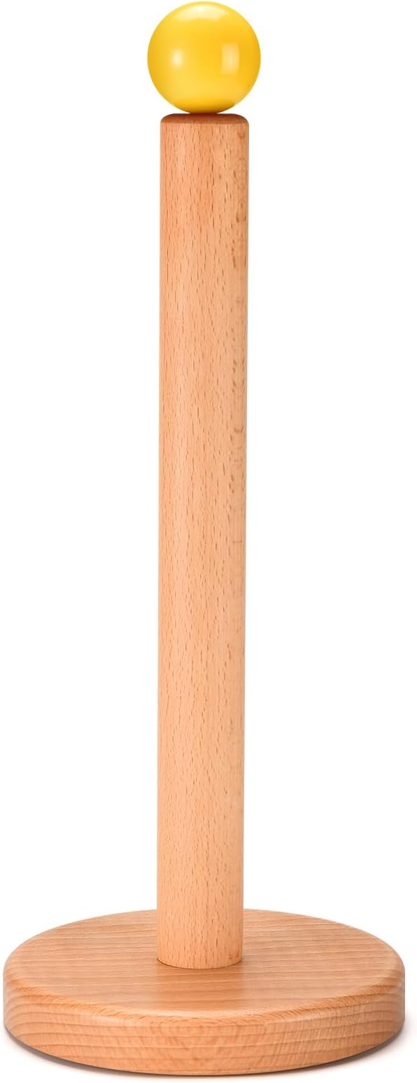 Paper Towel Holder, Wooden Kitchen Roll Stand by Cambiar