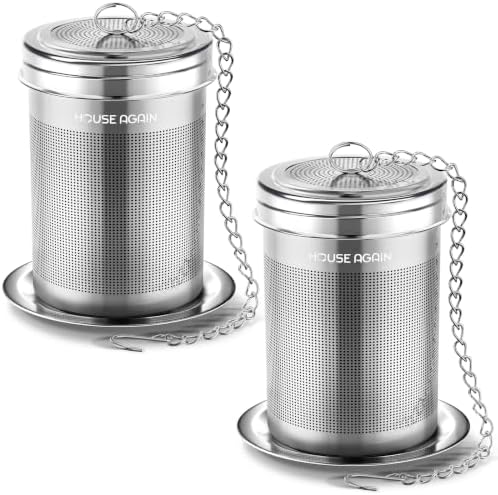 HOUSE AGAIN Tea Infuser, Extra Fine Mesh Tea Infusers for Loose Tea