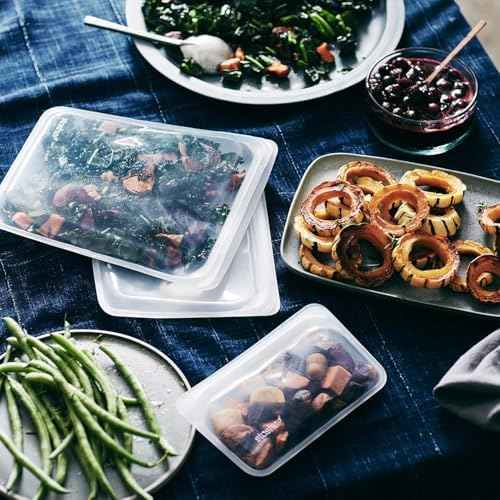 Stasher Premium Reusable Silicone Food Storage Bags, 5-Pack, Tie Dye