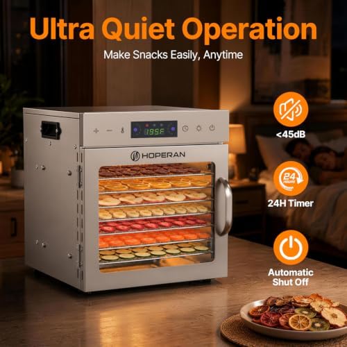 HOPERAN 8-Tray Food Dehydrator