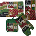 5 Pieces 100% Cotton Kitchen Linen Set.