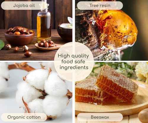 Truebee 7-Pack Reusable Beeswax Food Wraps