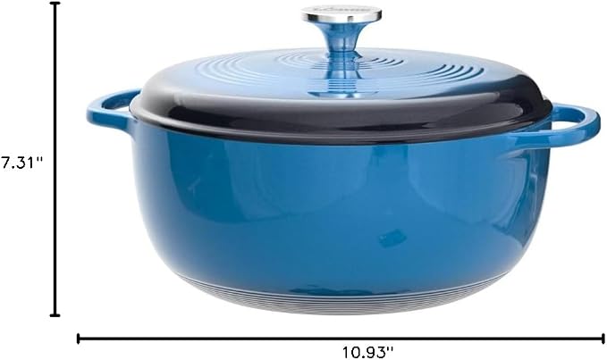 Lodge Essential Enamel Cast Iron Dutch Oven - Image 9