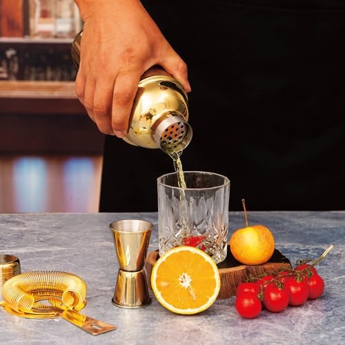 Cocktail Shaker Set Bartender Kit,5 Piece Bar Set Stainless Steel Bar