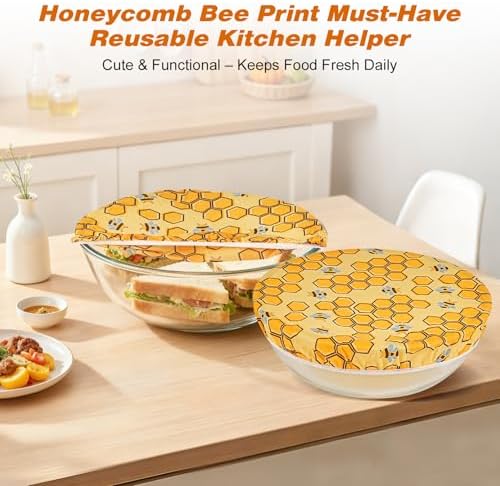 Reusable Beeswax Bowl Covers, 2 Pack, 12 Inch