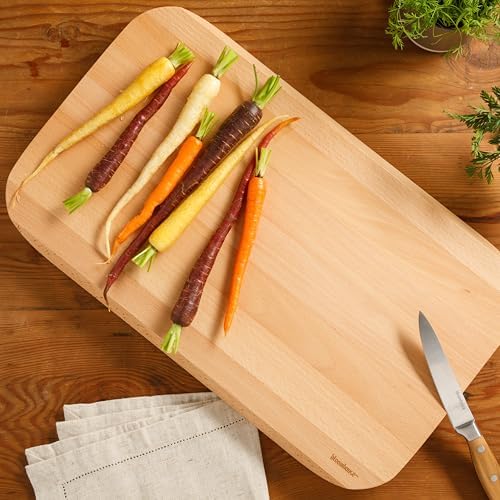 Bloomhouse Italian Beech Wood Cutting Board, 20 x 12 Inch