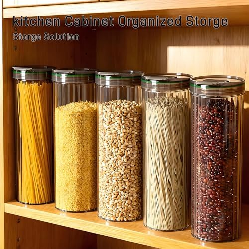 Airtight Spaghetti Container Storage Clear Pasta Holder Organizer