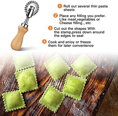 Pasta Maker Cutter Wheel - Pastry Cutter Wheel - Dough Ravioli Pizza