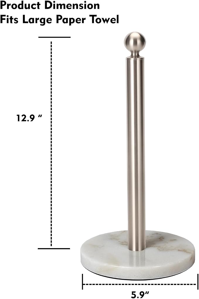 Paper Towel Holder Countertop, Standing Paper Towel Roll Holder - Image 5
