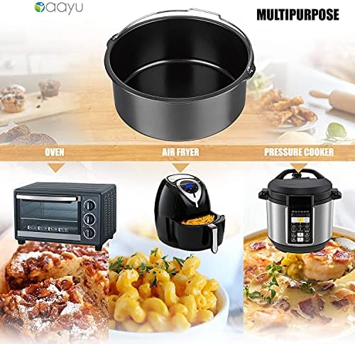 AAYU Baking Pan for Pressure Cookers, Air Fryers and Ovens- For 3 QT