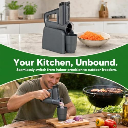 5-in-1 Electric Grater and Vegetable Spiralizer