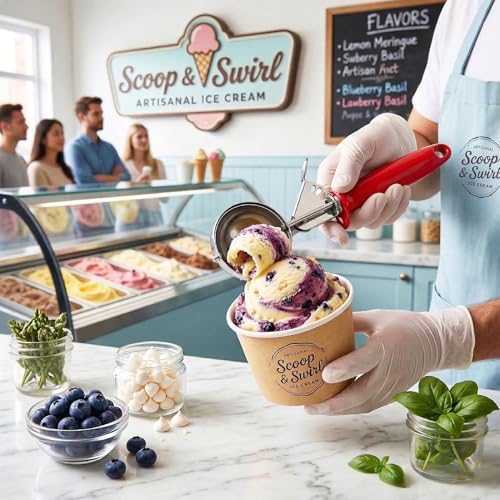Alegacy Ice Cream Scoop Disher 1 3/4 oz – Stainless Steel Commercial