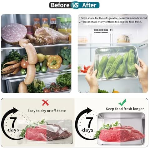 GIUOIDUO stainless steelFood Storage Containers setsstorage box with