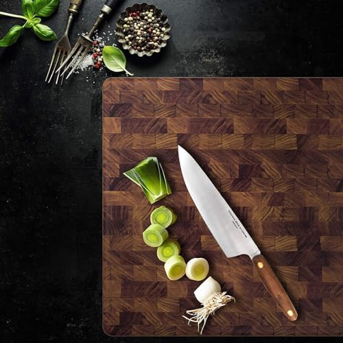 Walnut Hardwood End Grain Cutting Board, Made in USA