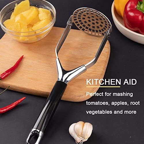 Mashed Potato Masher Stainless Steel Foldable Non Stick 12 Inch Long