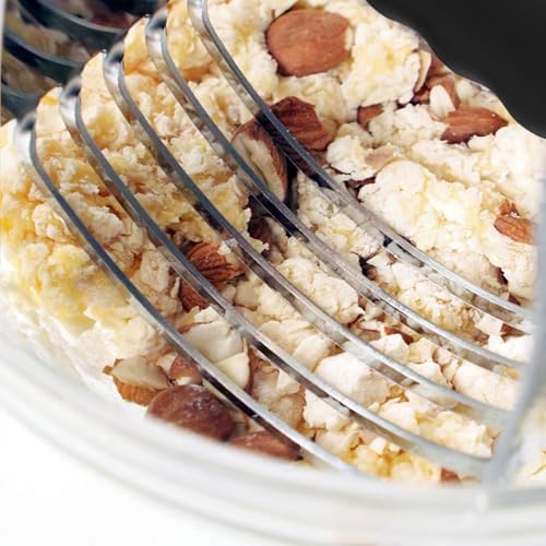Manual Pastry Shortening Blender Cutter,Stainless Steel Dough Masher