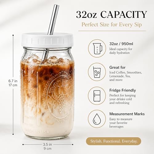 Reusable Wide Mouth Smoothie Boba Tea Cups Bubble Tea Cups with Lids