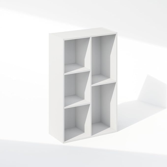 Furinno Reed Closet Organizers and Storage, 5-Cube Reversible Closet Shelves - Image 7