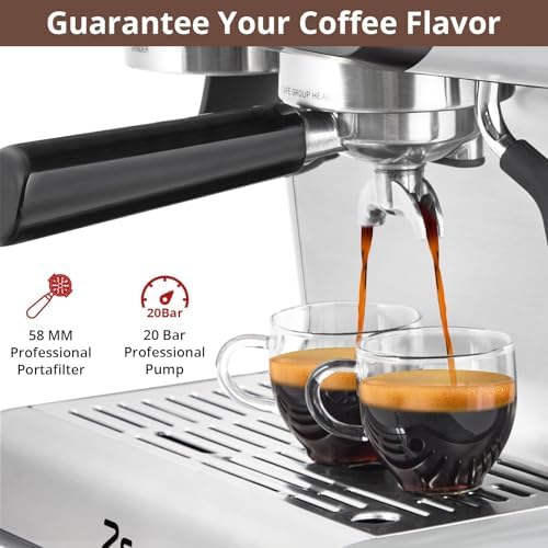 Garvee Barista Express Espresso Machine with Grinder