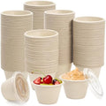 Tebery 200 Pack 4 Oz Disposable Condiment Portion Cups, Small Sauce
