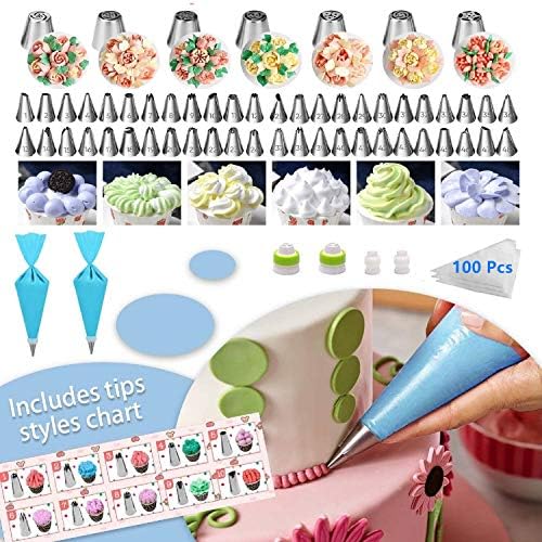 Cake Decorating Supplies, 493 PCS Cake Decorating Kit Cake Pans