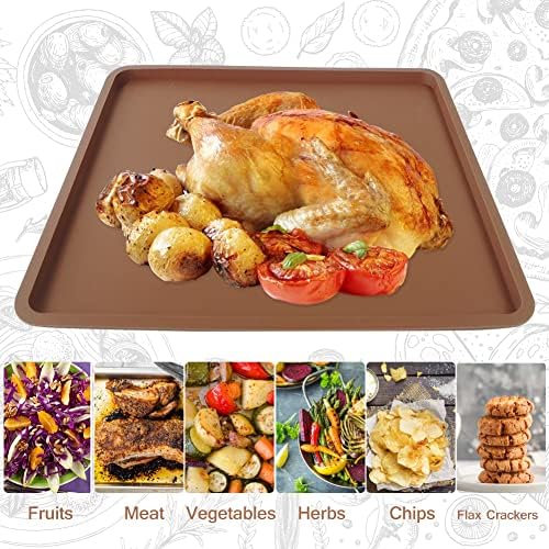 6 Pack Silicone Dehydrator Trays Compatible with Cosori CP267-FD