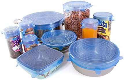 Kitchen + Home Silicone Stretch Lids, Set of 10