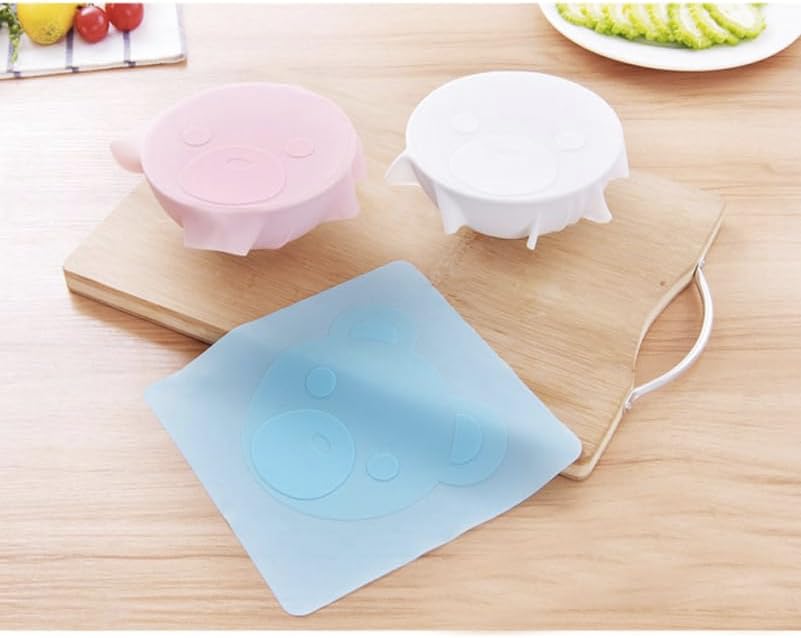 Hemoton Silicone Stretch Lids, Reusable Bowl Covers