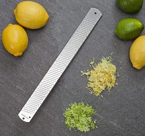 Microplane Twin-Pack: Durable 12" Stainless Citrus Zester with Cover
