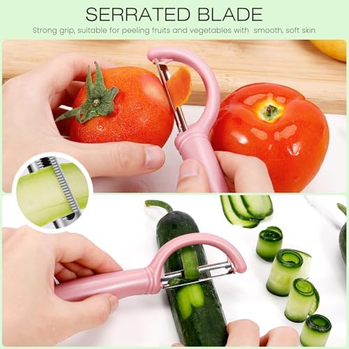 Senbowe Upgrade Potato Peeler for Kitchen, 6PCS Stainless Steel