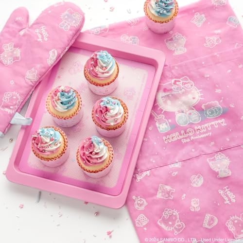 Handstand Kitchen Hello Kitty 14 x 9.33 Inch Baking Mat Set