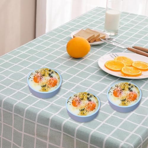 3Pcs ZHYEEDAA Air Fryer Egg Mold,Silicone Egg Molds, Individual Egg