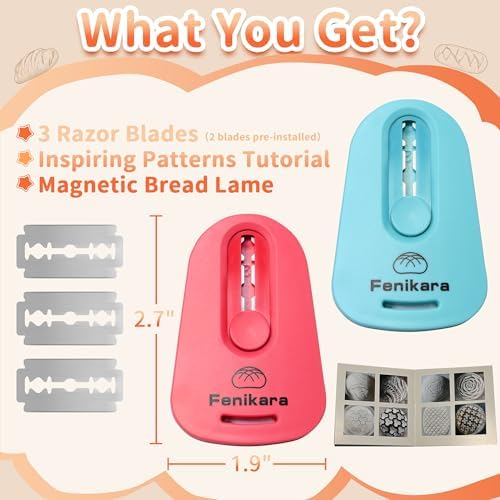 2PCS Magnetic Sourdough Scoring Tool, Bread Lame