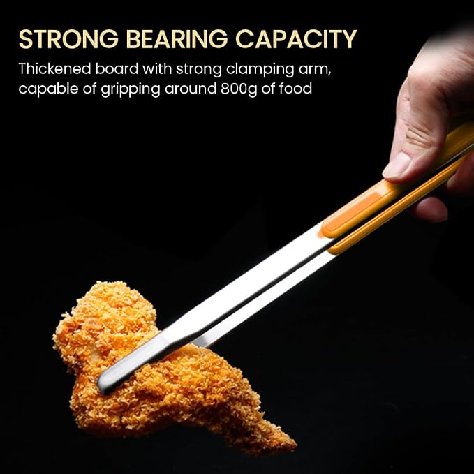 4pcs Stainless Steel Kitchen Tongs, Serving Tongs - Image 9