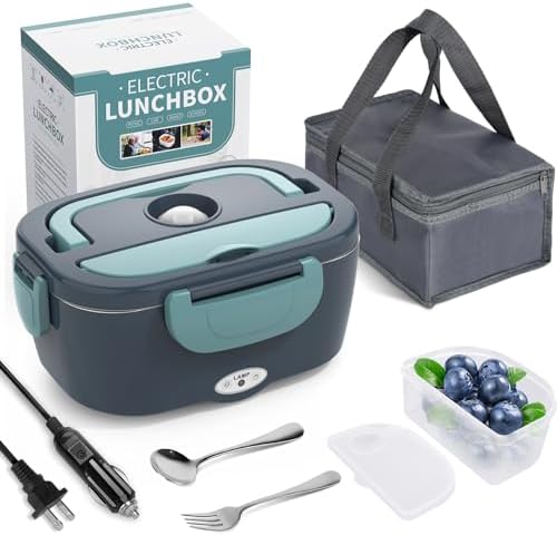 Herrfilk Electric Lunch Box Food Heater, 3 in 1 Ultra Quick Heated