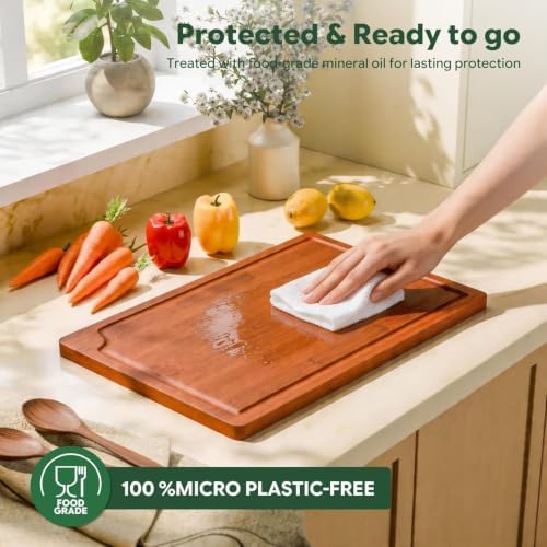Simple Trending Bamboo Cutting Board Set of 3 Wooden Cutting Boards