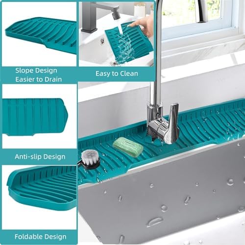 30 Inch Sink Splash Guard, Large Size Kitchen Sink Splash Guard