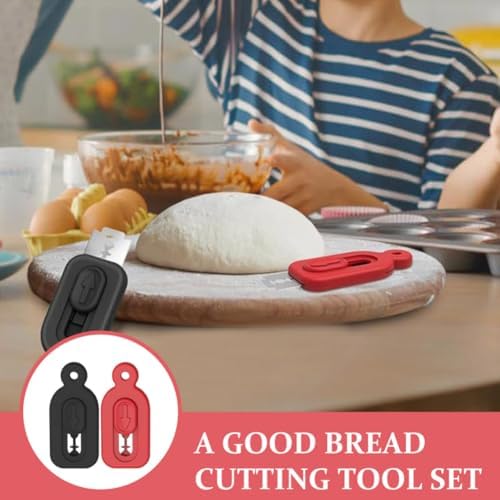 PRETYZOOM 2pcs Magnetic Sourdough Lame Bread Scoring Tool for Bakery