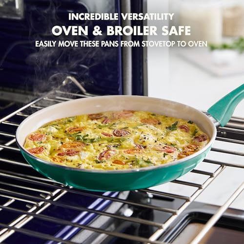 GreenPan Rio Healthy Ceramic Nonstick 8" Frying Pan Skillet and