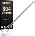 Long Mini Whisks Stainless Steel, Eddeas Skinny Small Whisk 10 inch Tiny Whisk by Eddeas