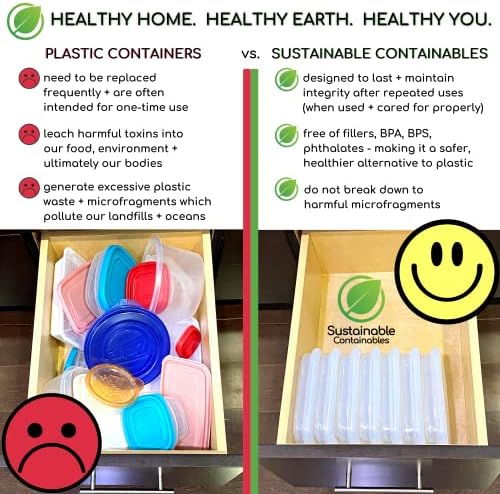Silicone Collapsible Food Storage Containers with Silicone Leakproof