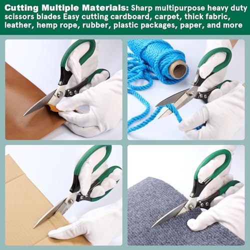 Utility Scissors All Purpose Heavy Duty 8.5 inch Sharp Blades