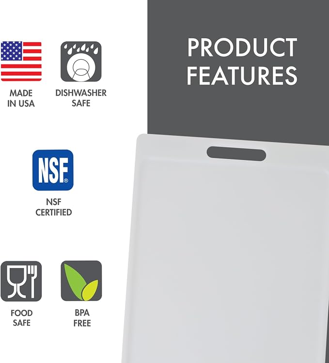 Dexas NSF Certified Polysafe Cutting Board - Image 3