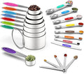 Wildone Measuring Cups and Magnetic Measuring Spoons Set, 21Pcs