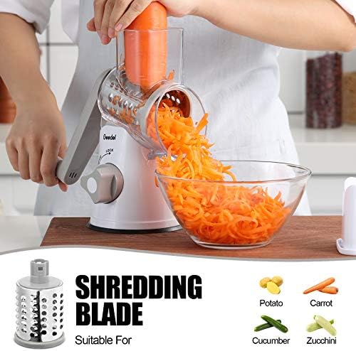 Geedel Hand Crank Rotary Cheese Grater