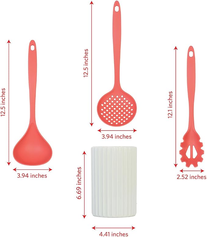 Glad Kitchen Utensils Set, Spaghetti Server, and Turner Spatula Set - Image 5