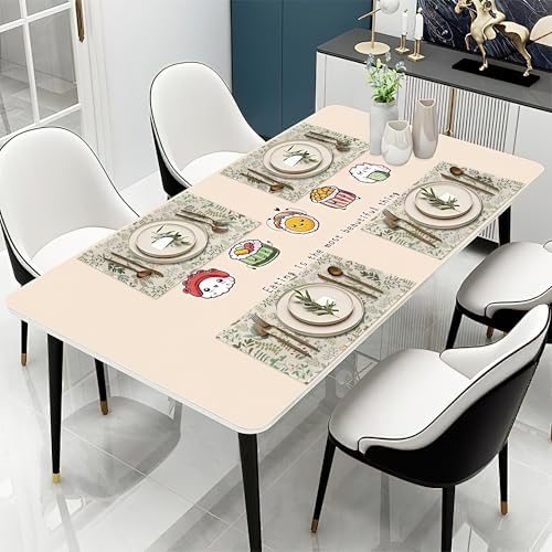 Vintage Leaves and Plants Botanical Placemats Set of 6 Place Mats for