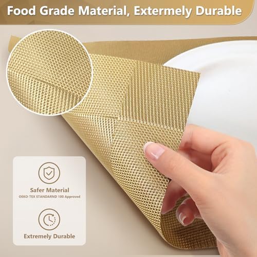 Placemats, Placemats Set of 6, Table Place Mats for Kitchen Dining